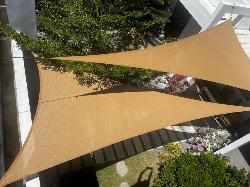 Al Fresco Sail Shade ® SPECIALIZED™ Iscosceles Triangle 3.0 x 6.0 x 6.0 m