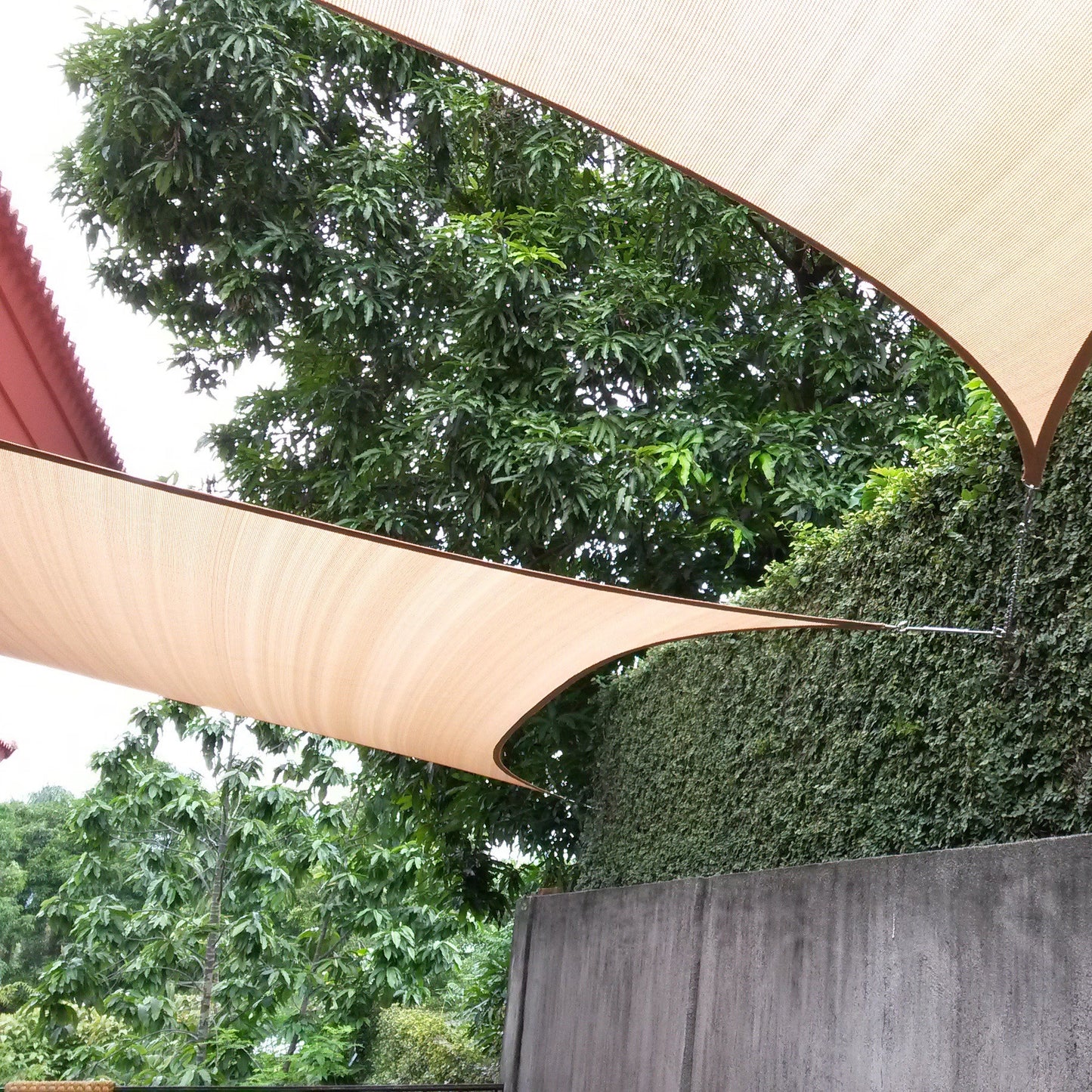 Al Fresco Sail Shade ® Square 3.6 x 3.6 m