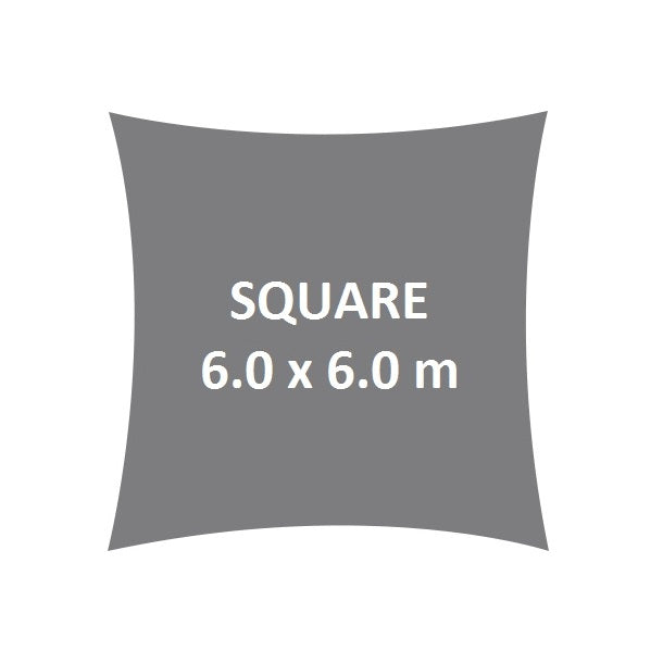 Al Fresco Sail Shade ® SPECIALIZED™ Square 6.0 x 6.0 m