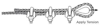 Marine grade stainless steel cable thimble