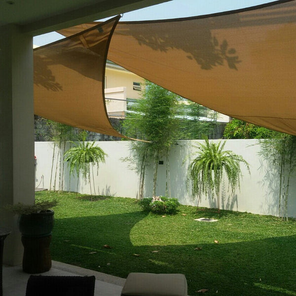 Al Fresco Sail Shade ® SPECIALIZED™ Equilateral Triangle  6.0 x 6.0 x 6.0 m