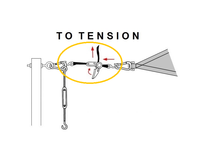 Strap tensioner (stainless steel 304 grade)