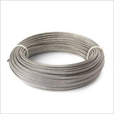 Marine grade stainless steel cable (per foot)